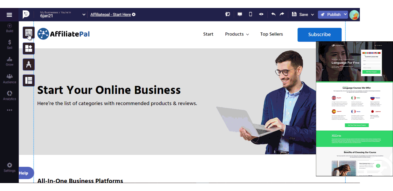 High Converting Sales Funnels & Landing Pages
