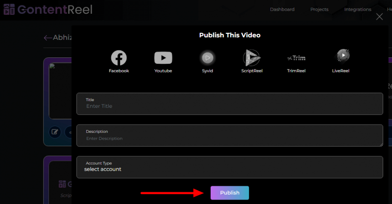ContentReel AI software