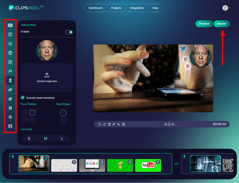clipsreel editor